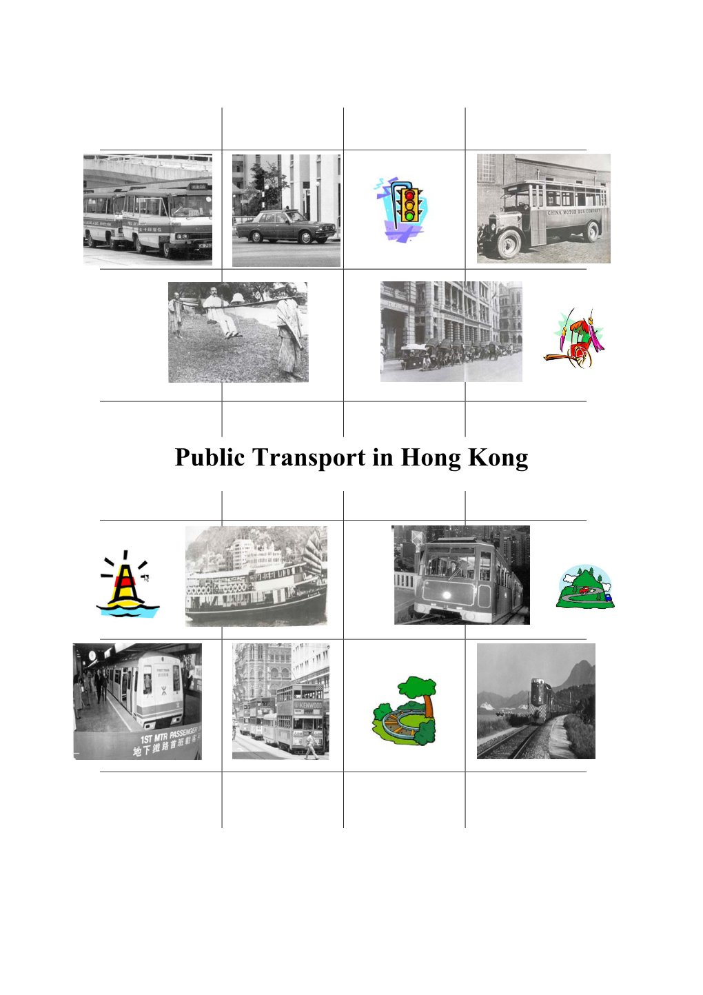 Public Transport in Hong Kong