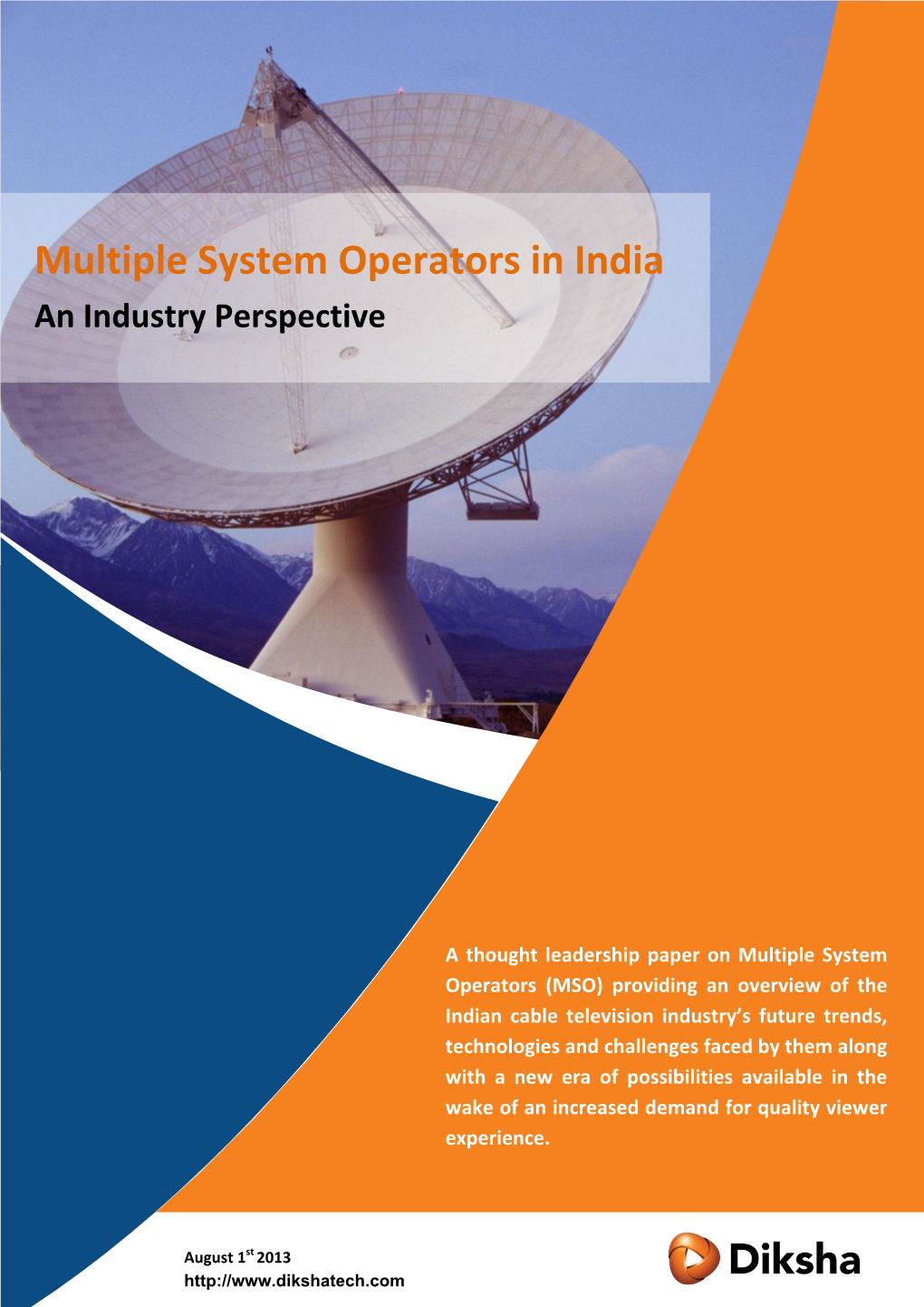 Multiple System Operators in India