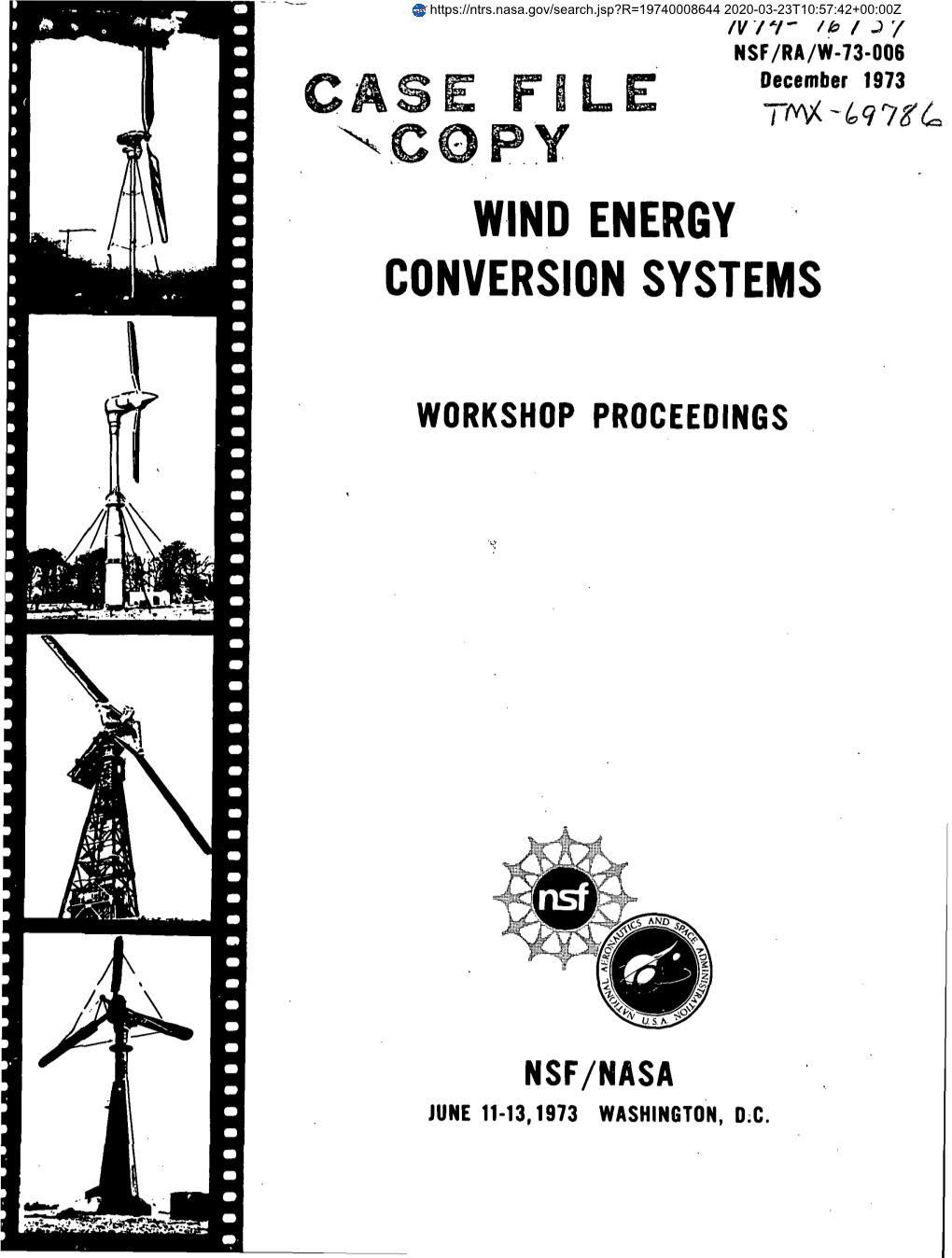 Wind Energy Conversion Systems