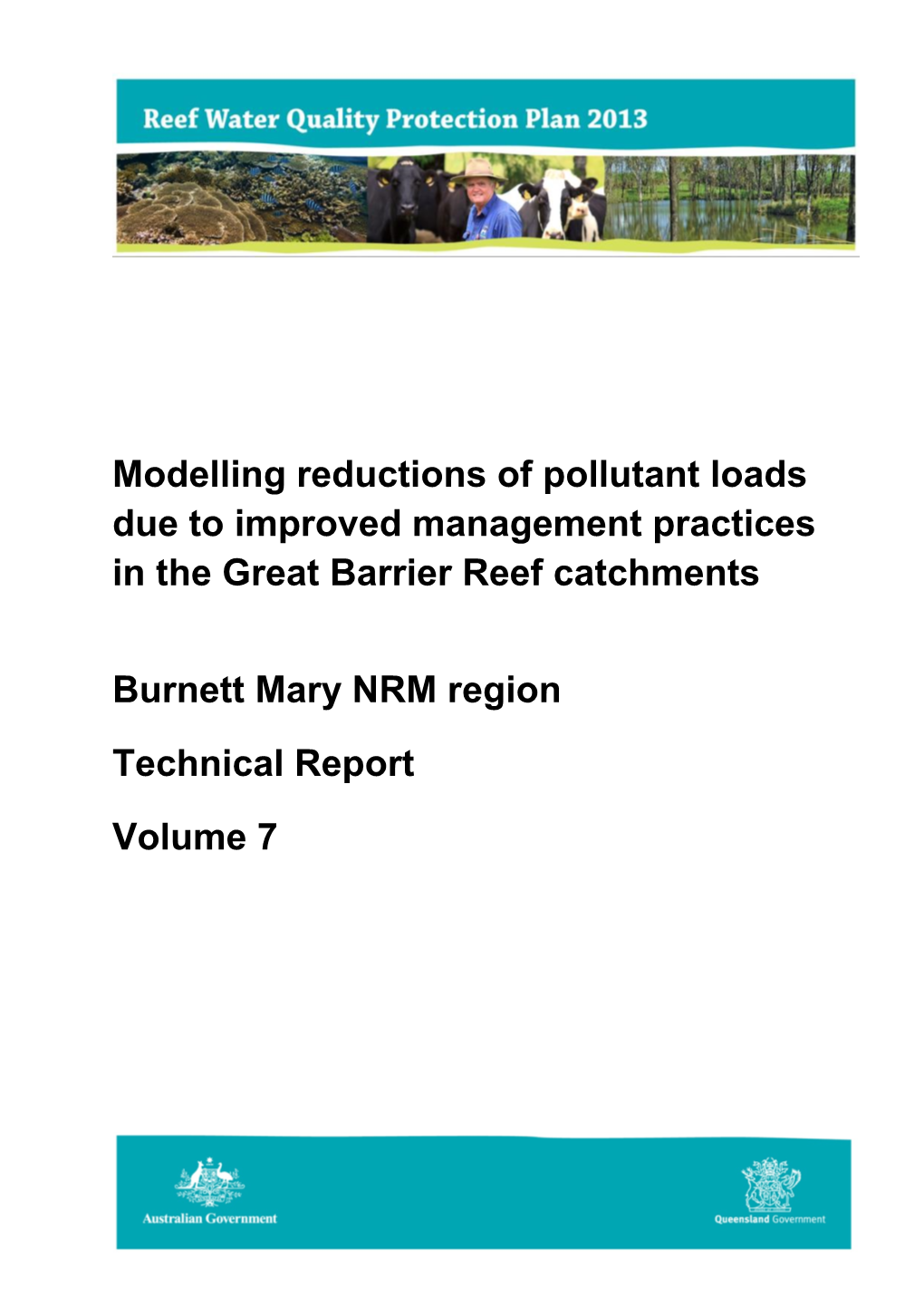 Burnett Mary NRM Region Technical Report Volume 7