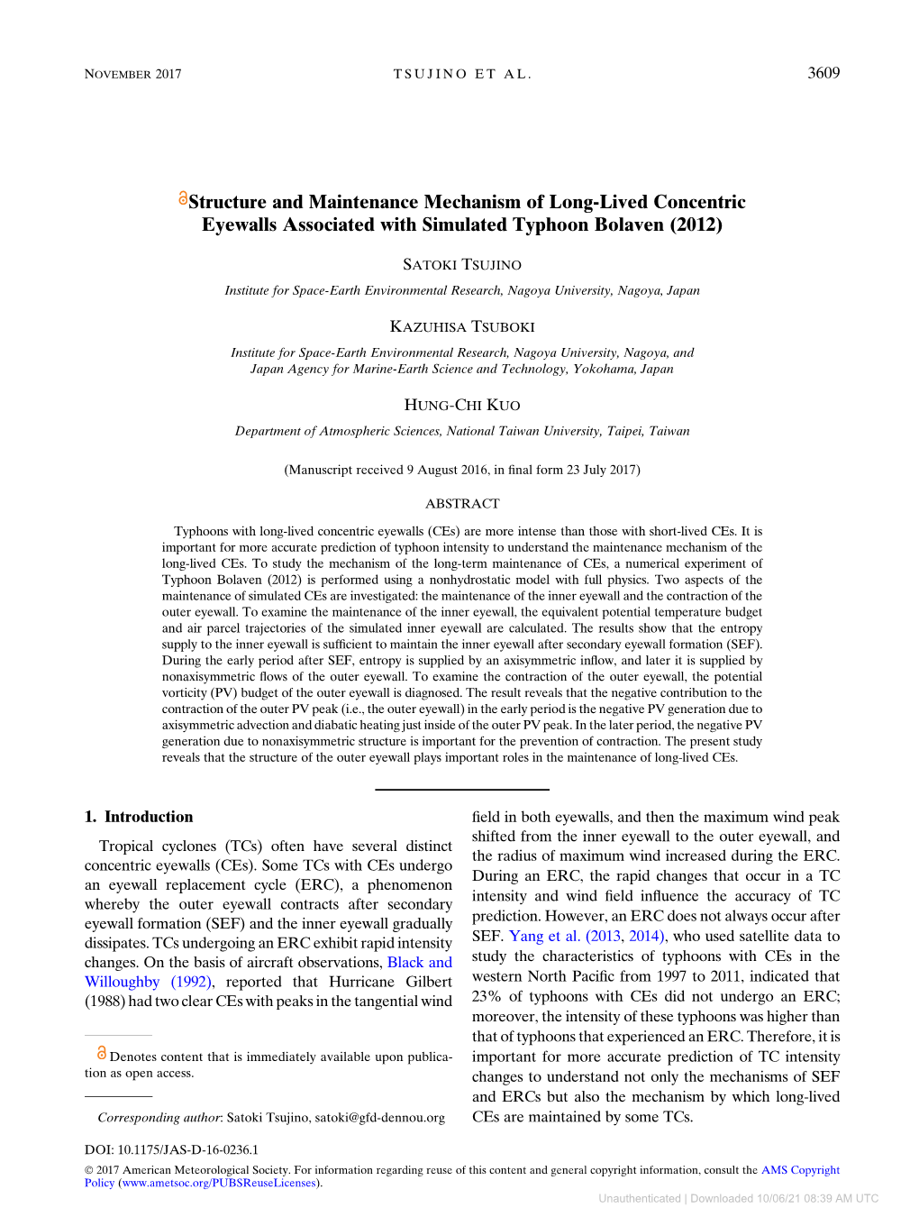 Downloaded 10/06/21 08:39 AM UTC 3610 JOURNAL of the ATMOSPHERIC SCIENCES VOLUME 74