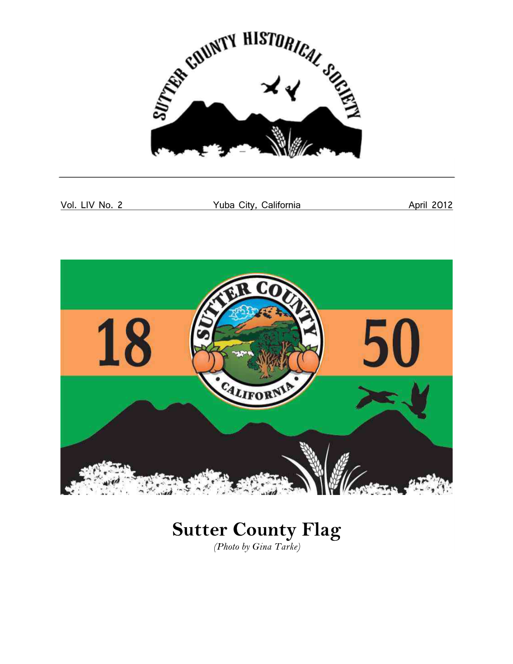 Sutter County Flag (Photo by Gina Tarke)