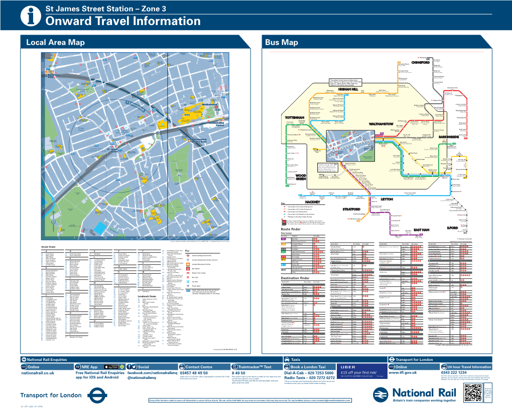 Buses from St James Street (Walthamstow)