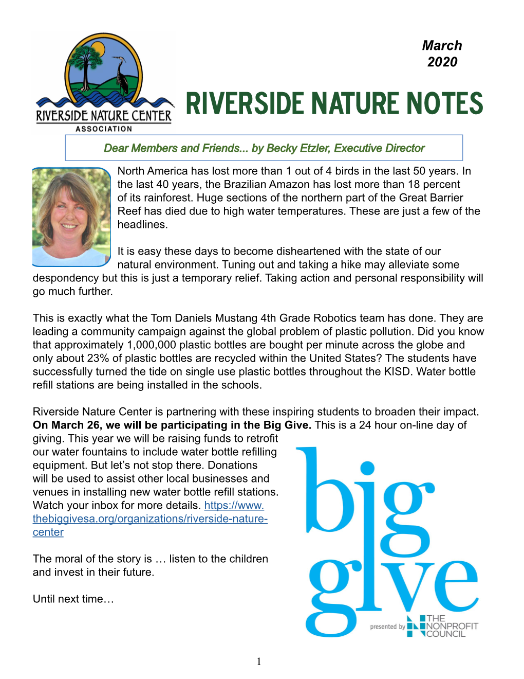 Riverside Nature Notes