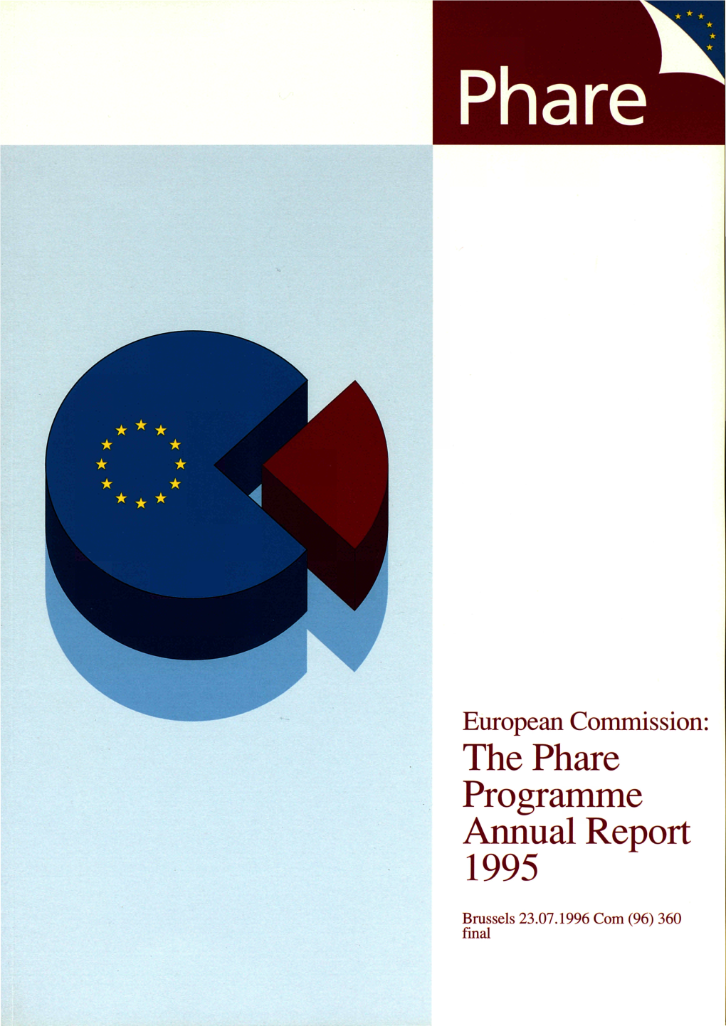 European Commission: the Phare Programme Annual Report 1995 : Brussels 23.07.1996 Com (96) 360 Final