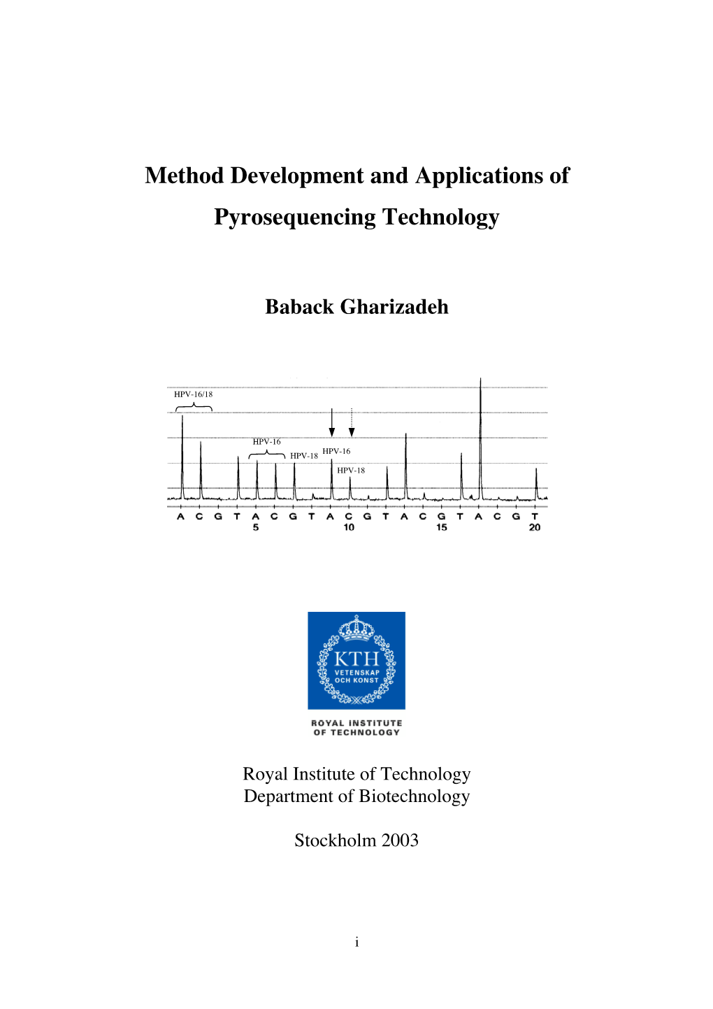 Method Development and Applications of Pyrosequencing Technology