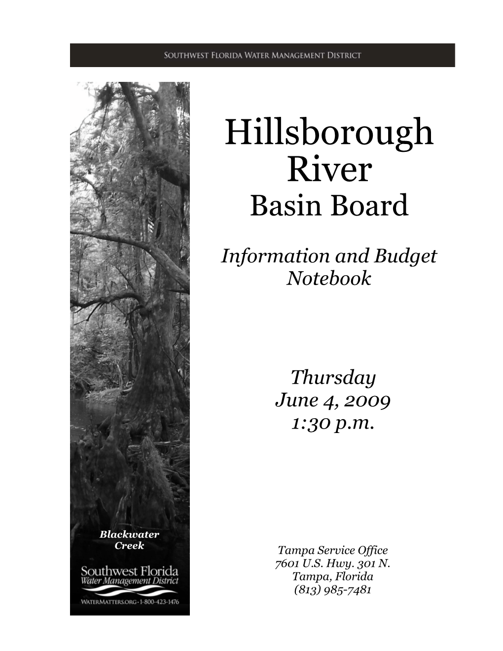 Hillsborough River Basin Board Information Notebook