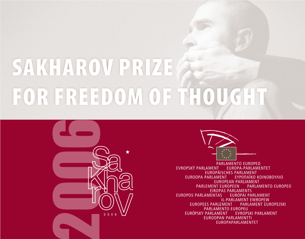 Sakharov Prize for Freedom of Thought