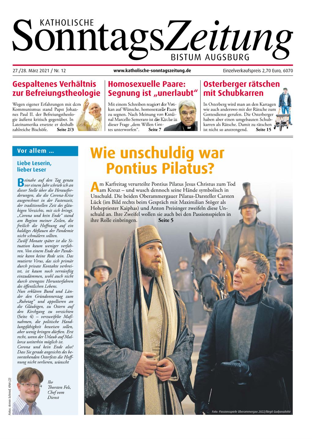 Wie Unschuldig War Pontius Pilatus?