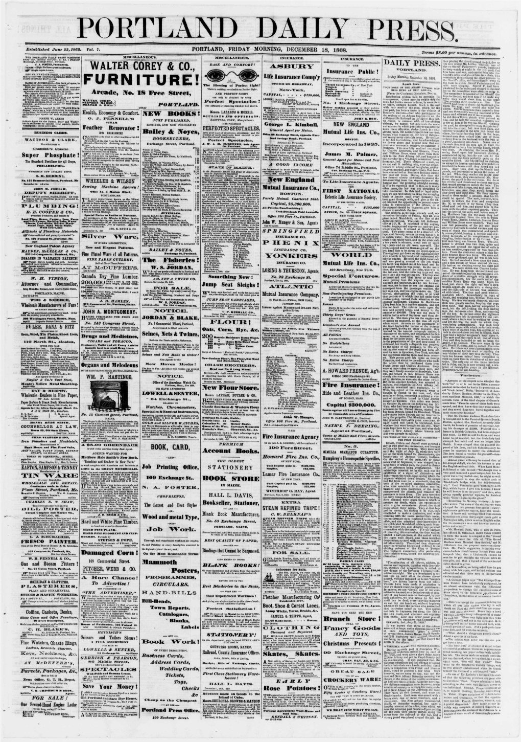 Portland Daily Press: December 18,1868