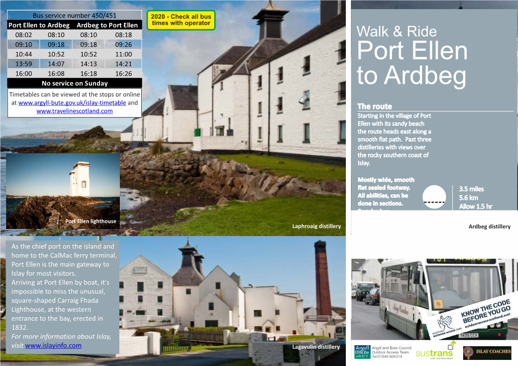 Port Ellen to Ardbeg