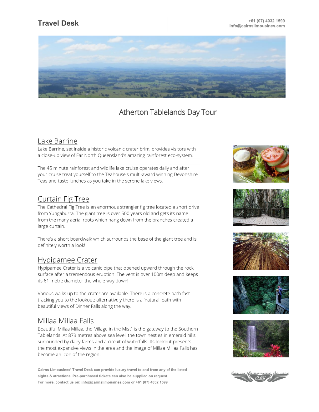 Travel Desk Atherton Tablelands Day Tour Curtain Fig Tree Hypipamee