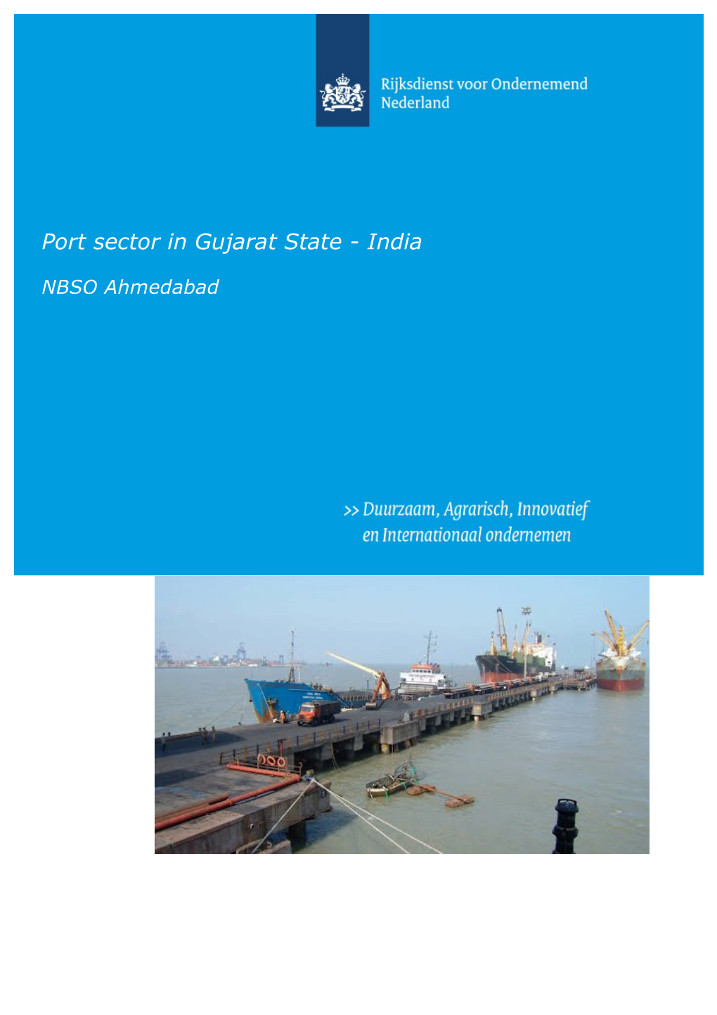 Port Sector in Gujarat State - India