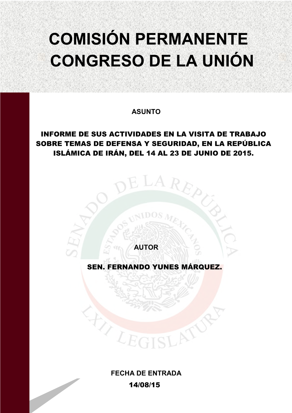Comisión Permanente Congreso De La Unión