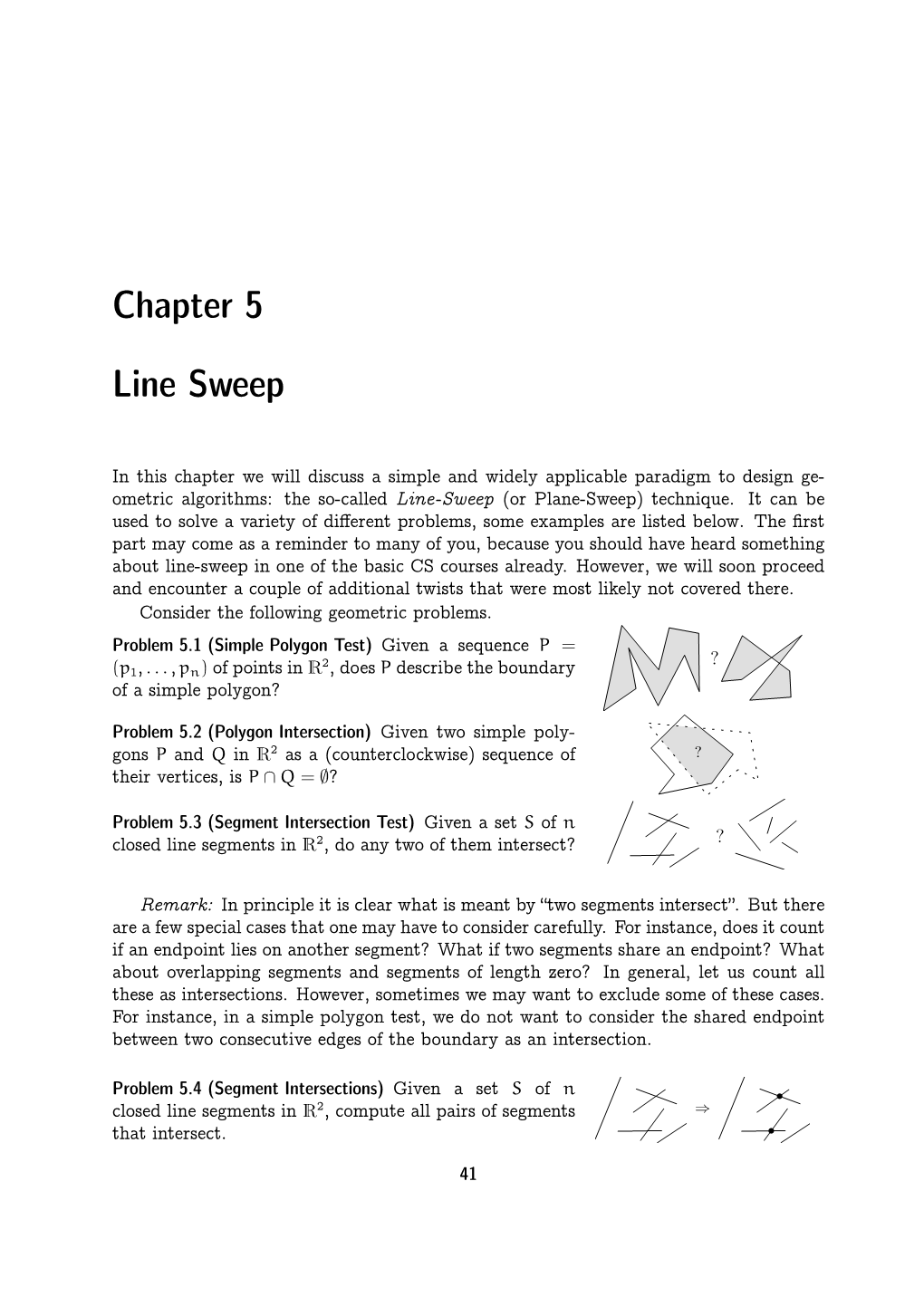 Chapter 5 Line Sweep