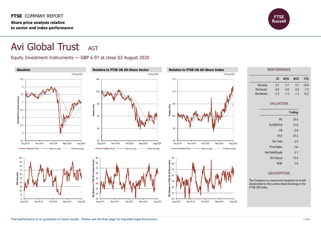 FTSE Factsheet