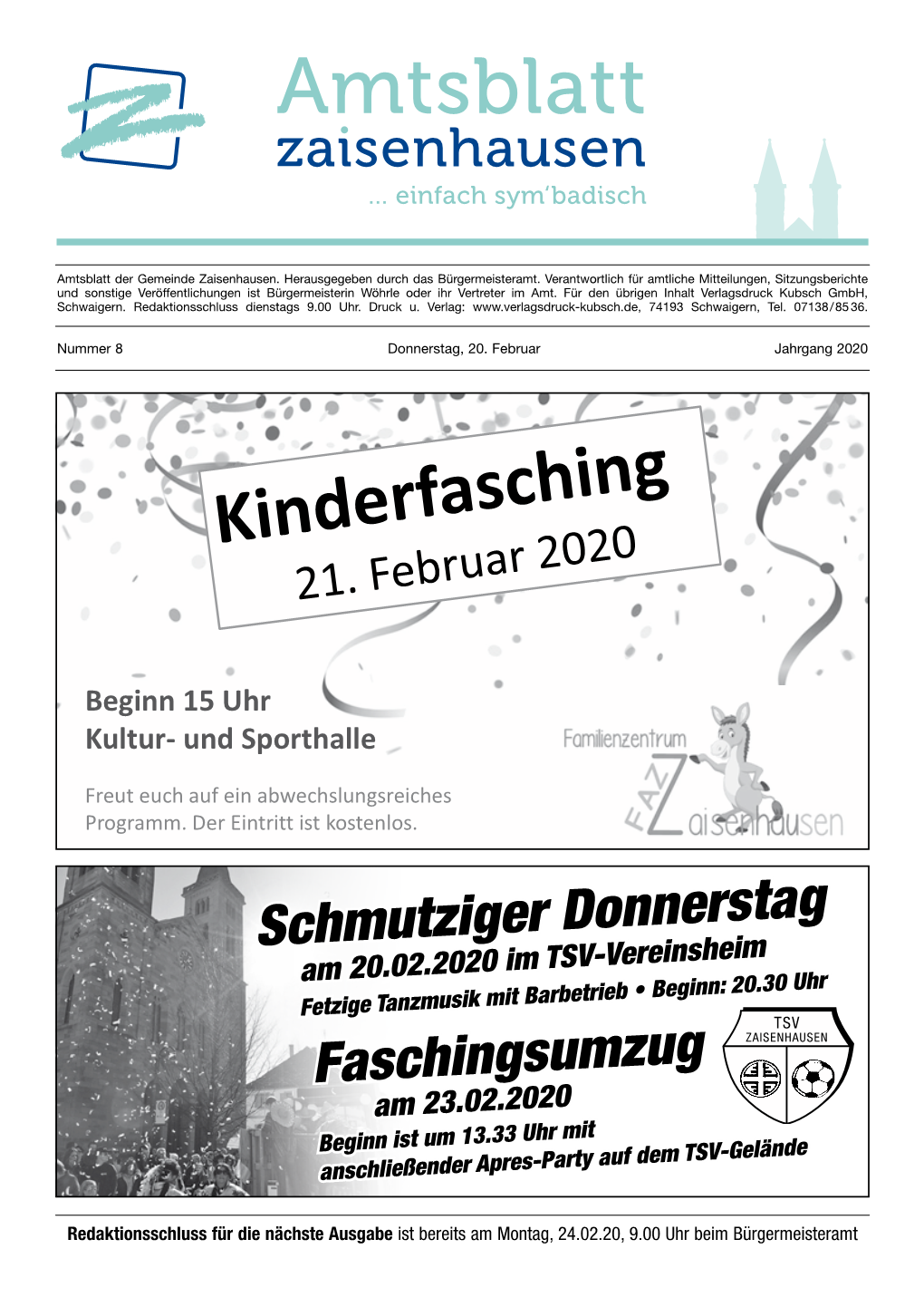 Amtsblatt Woche 8-2020