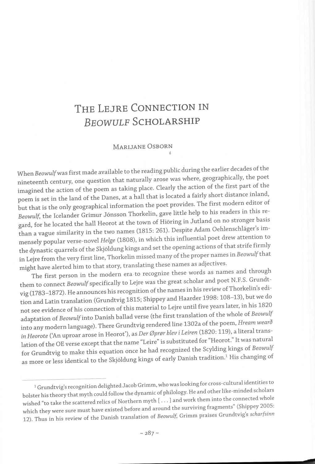 THE LE,Ing Connbction in Bnowurr Scholarship