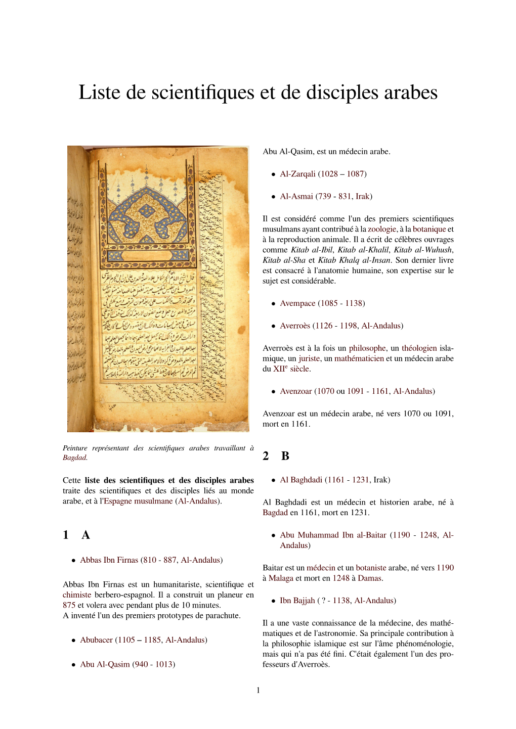 Liste De Scientifiques Et De Disciples Arabes.Pdf