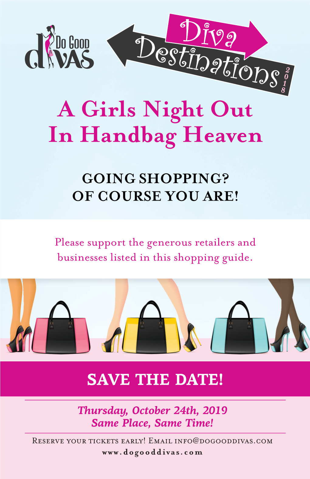 A Girls Night out in Handbag Heaven
