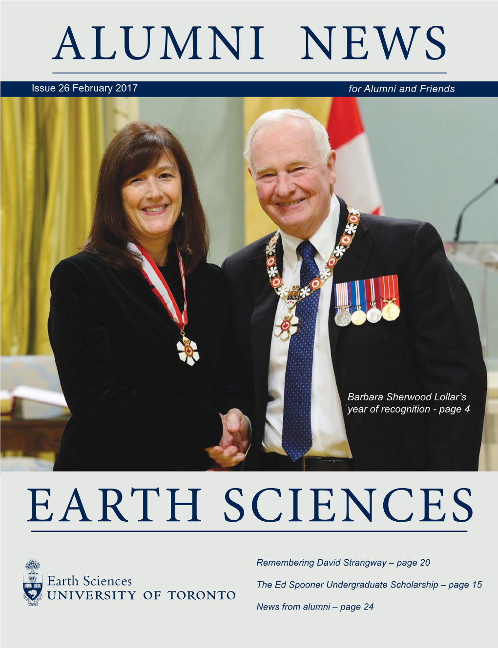 Alumni News Earth Sciences