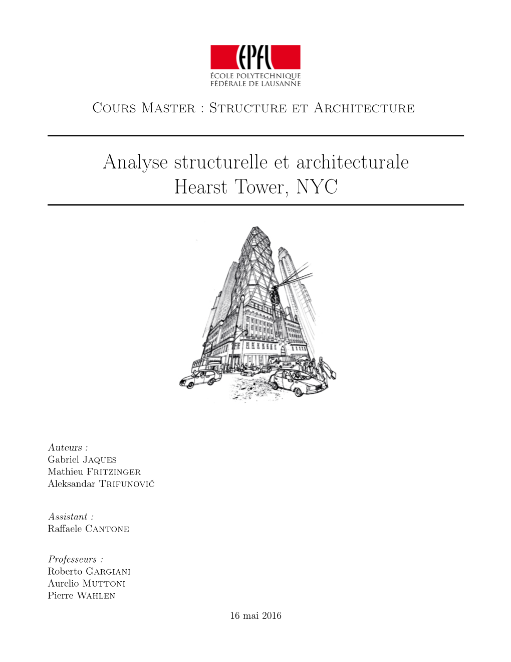 Analyse Structurelle Et Architecturale Hearst Tower, NYC
