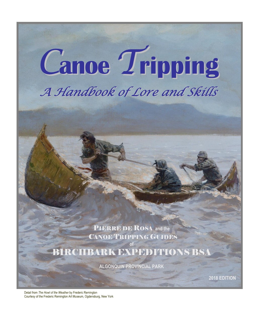 Canoe Tripping Guides
