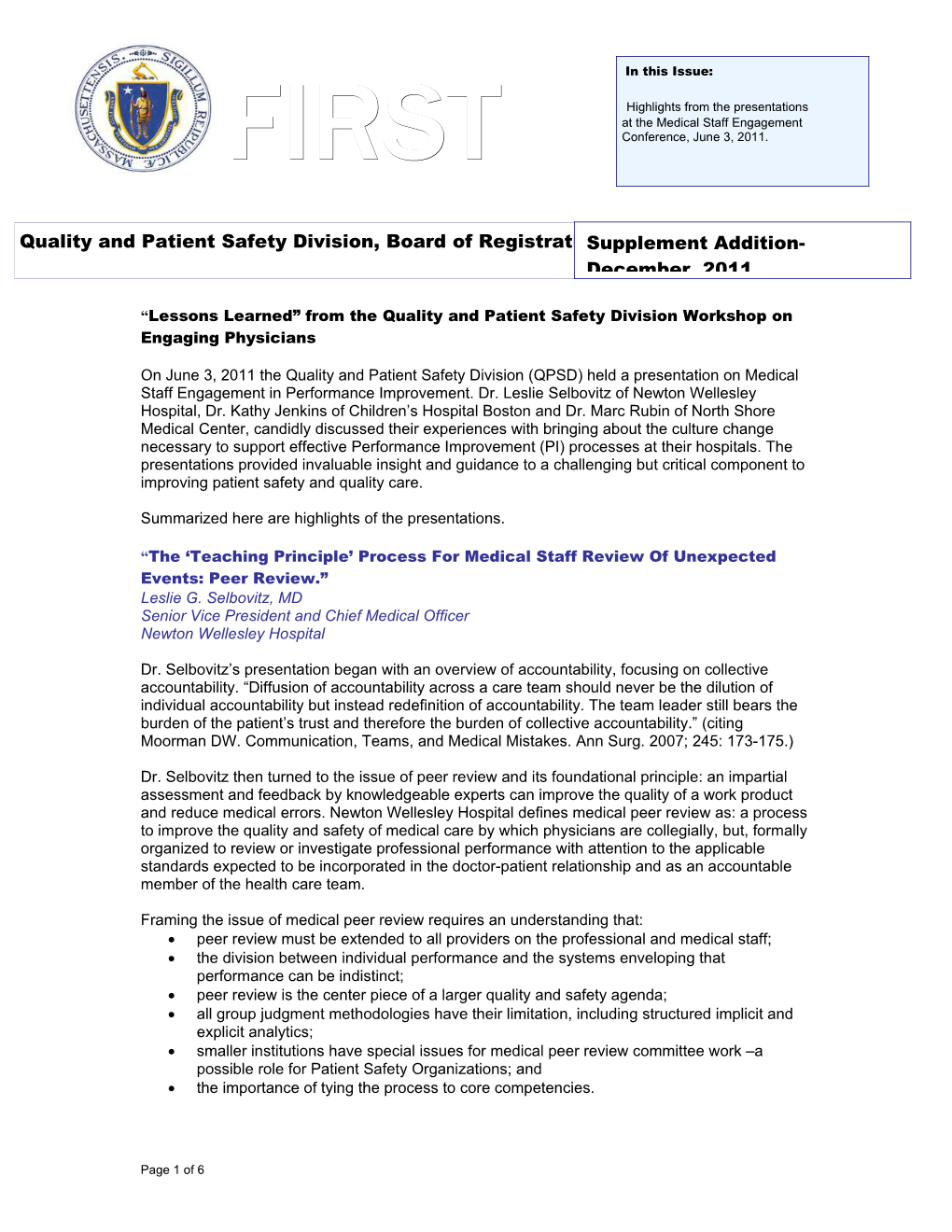 Use of Propofol in the Outpatient Setting