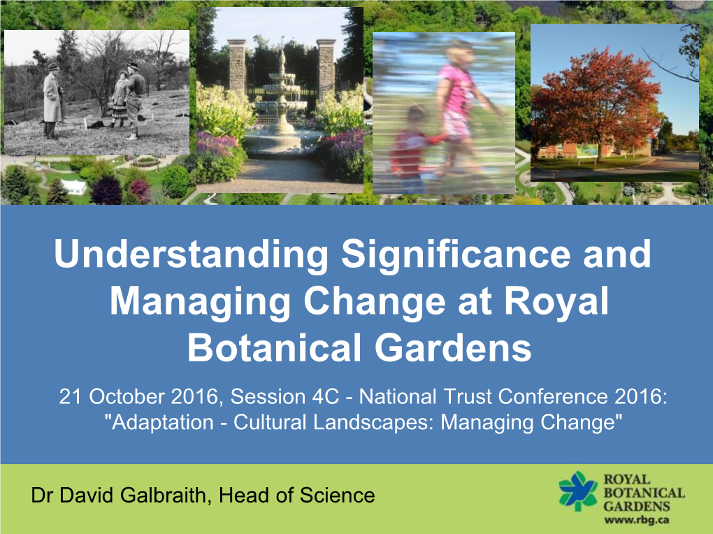 Royal Botanical Gardens 2016