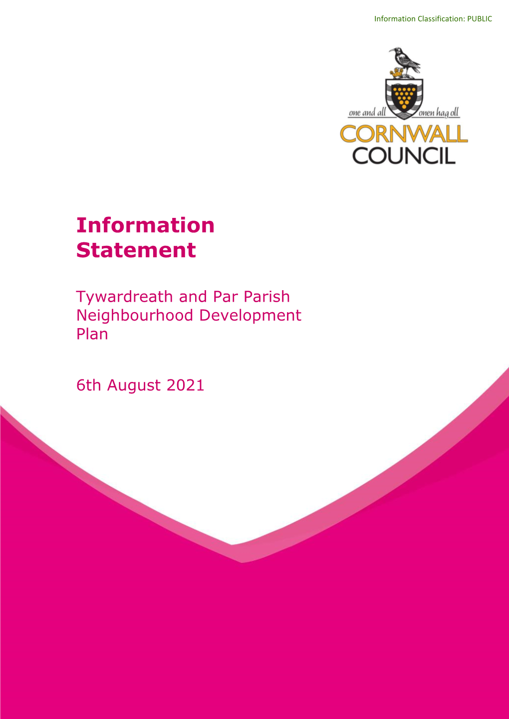 Information Statement for Tywardreath and Par Neighbourhood Plan