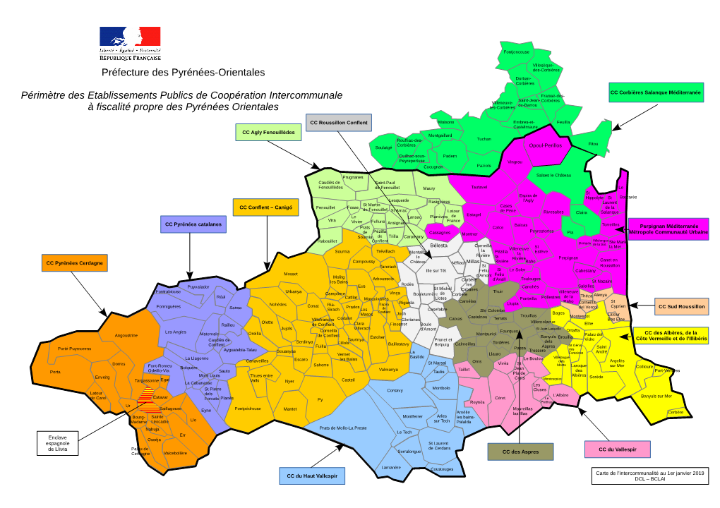 Préfecture Des Pyrénées-Orientales Périmètre Des Etablissements