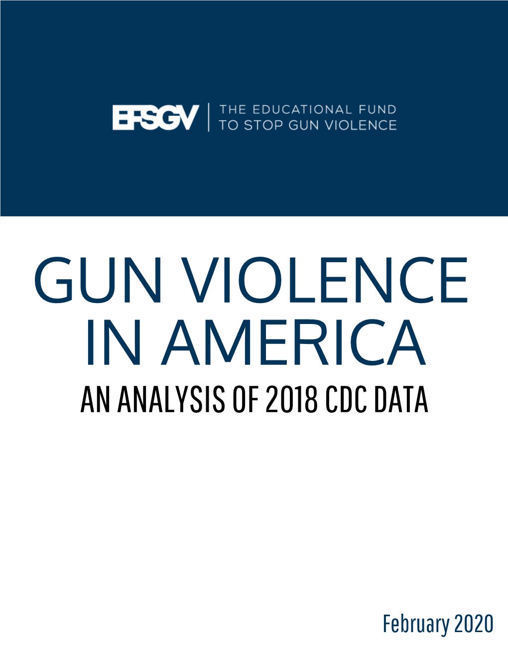 Gun Violence in America: an Analysis of 2018 CDC Data