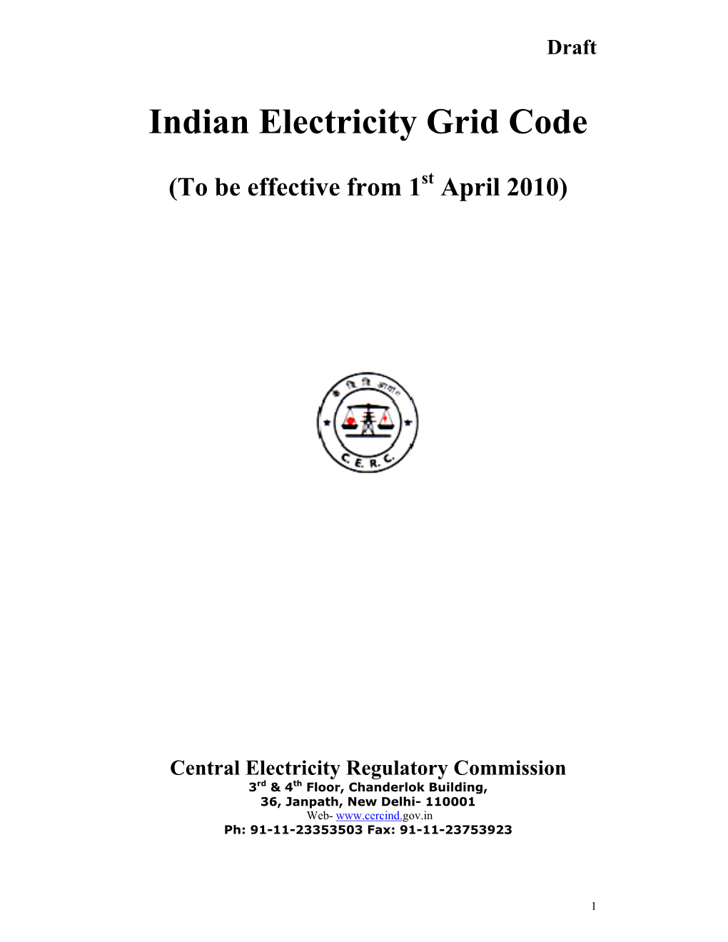 Indian Electricity Grid Code