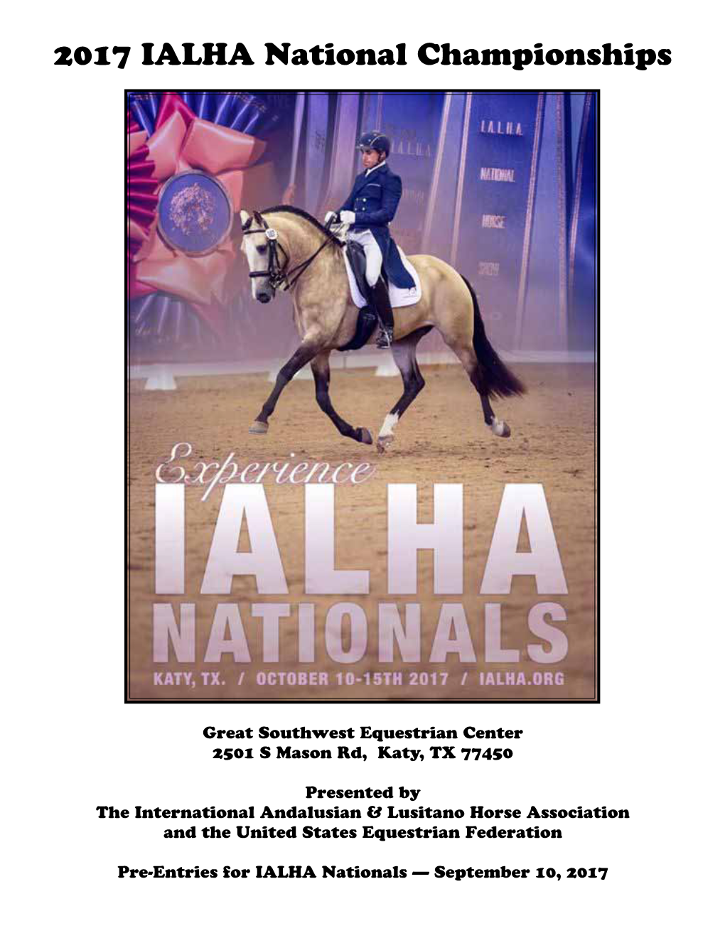 2017 IALHA National Championships