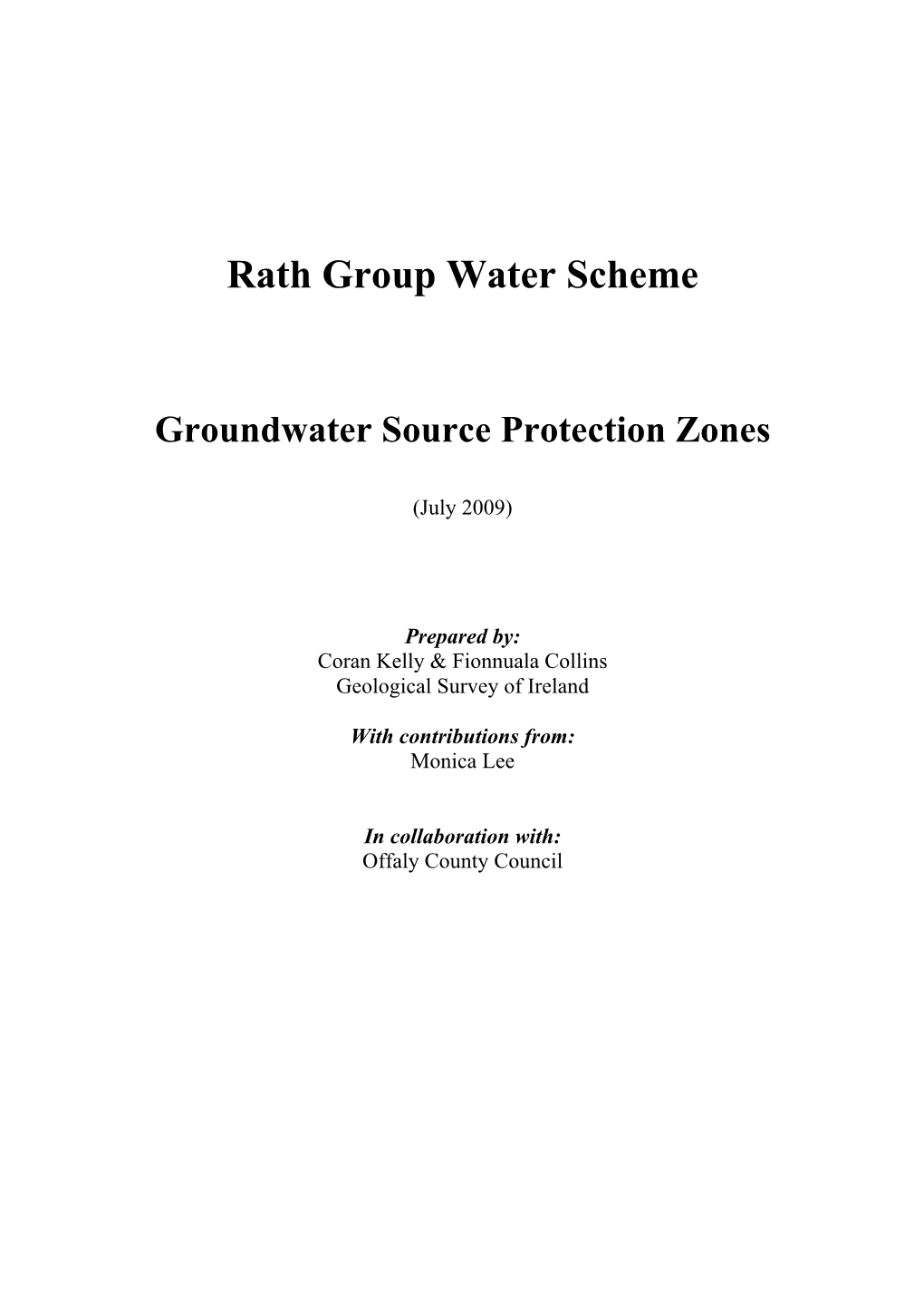 Rath Group Water Scheme