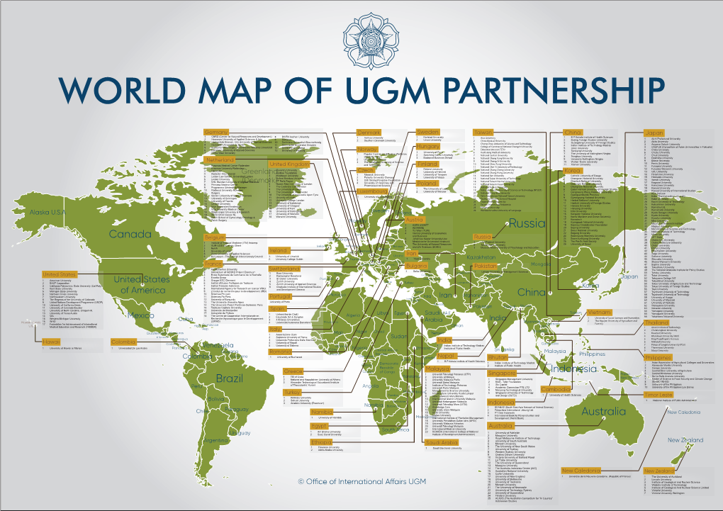 World Map of Ugm Partnership