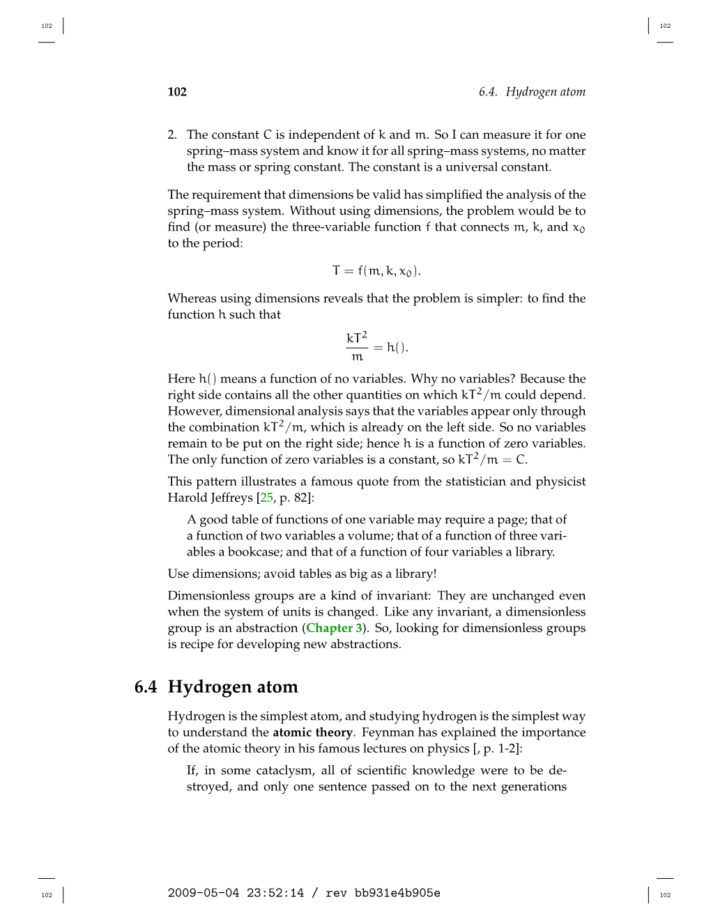 6.4 Hydrogen Atom