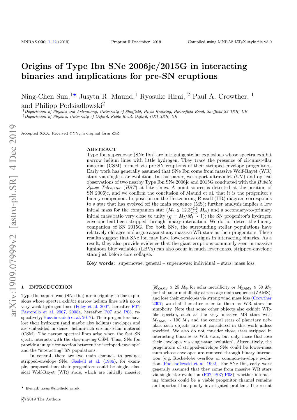 Origins of Type Ibn Sne 2006Jc/2015G in Interacting Binaries and Implications for Pre-SN Eruptions