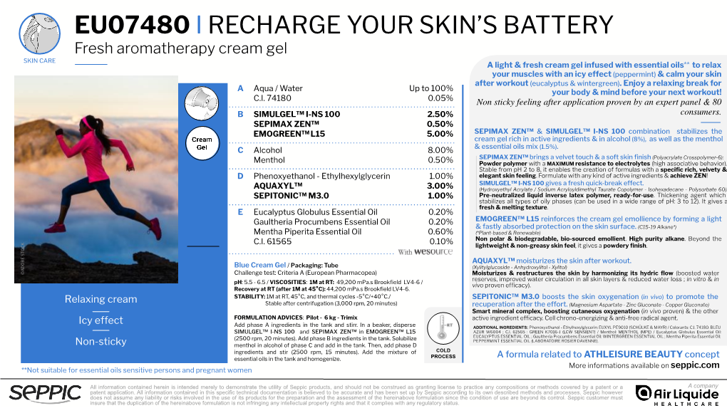 Eu07480 I Recharge Your Skin's Battery