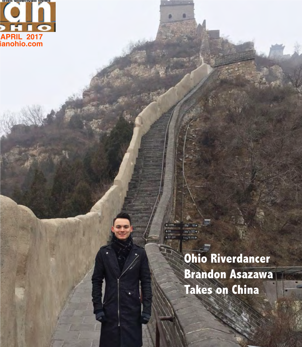 Ohio Riverdancer Brandon Asazawa Takes on China 2 IAN Ohio “We’Ve Always Been Green!” APRIL 2017