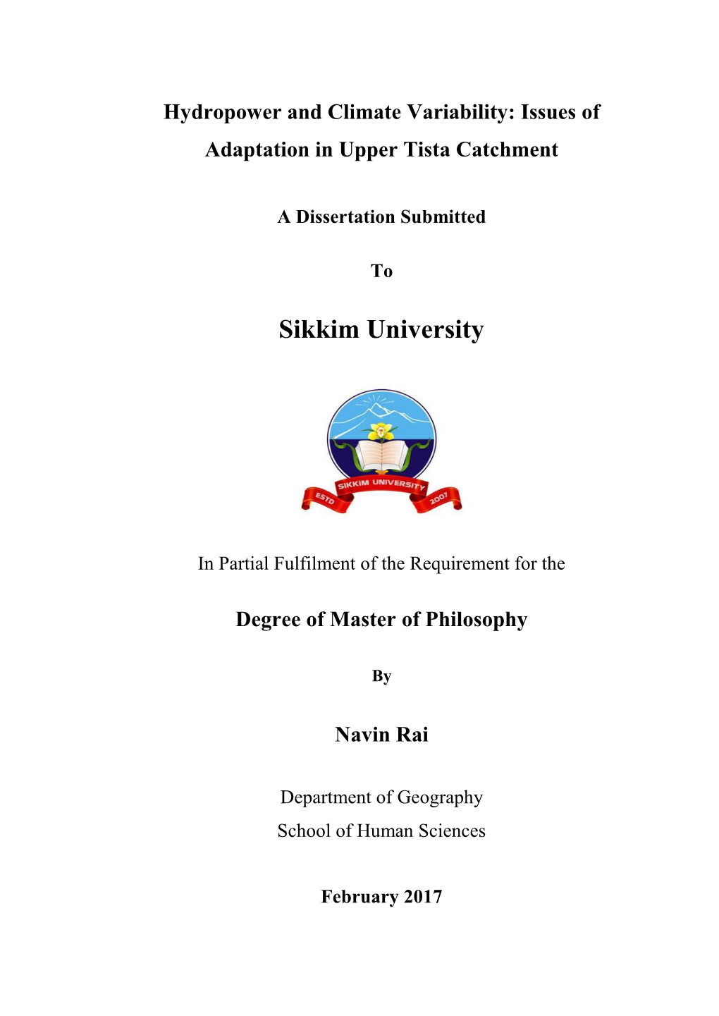 Sikkim University