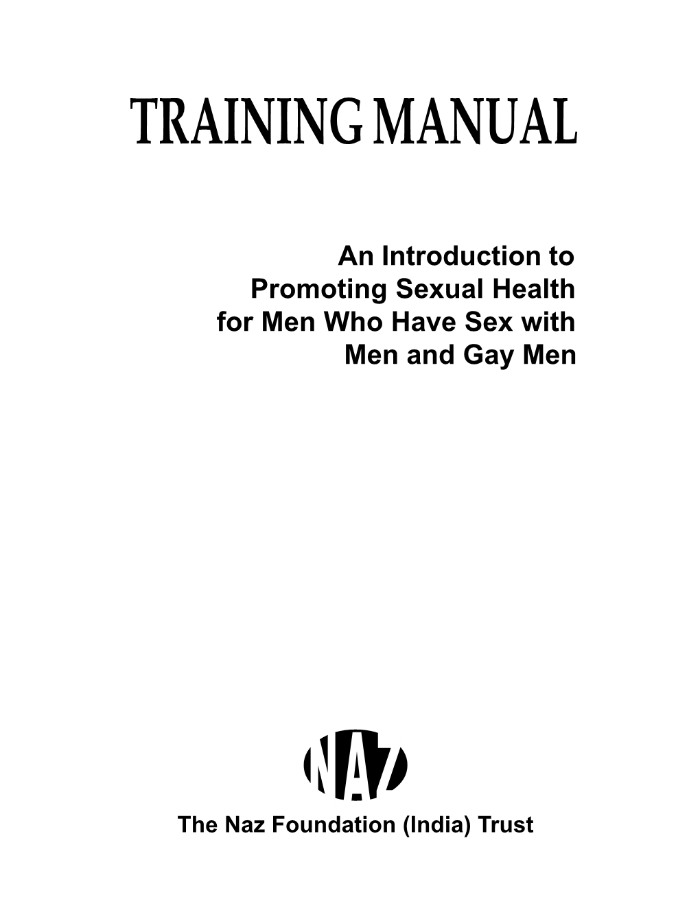 Training Manual