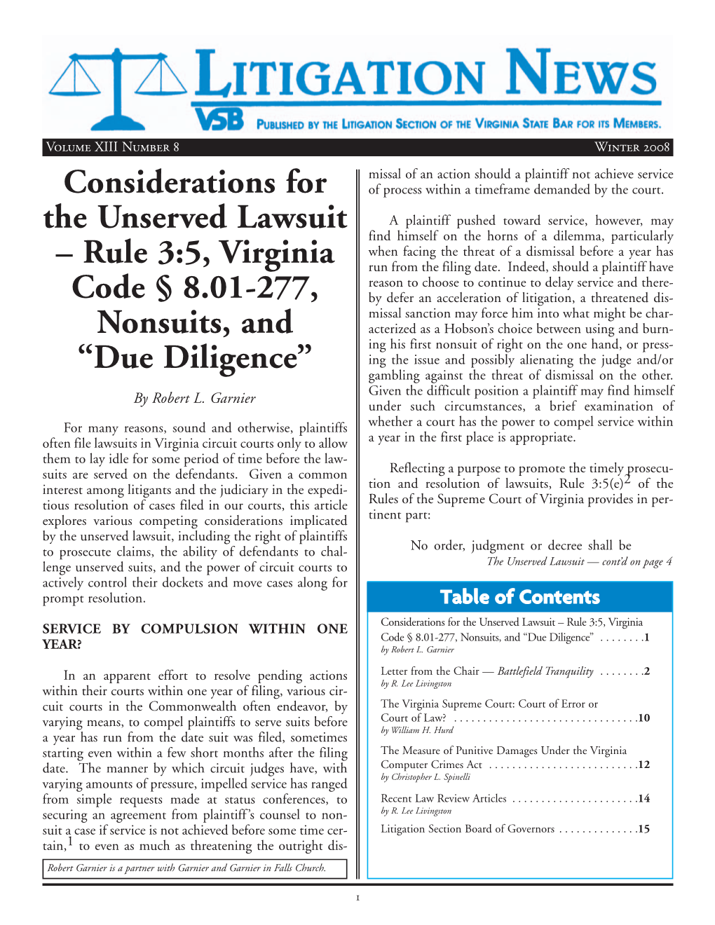 Rule 3:5, Virginia Code § 8.01-277, Nonsuits, and “Due Diligence”