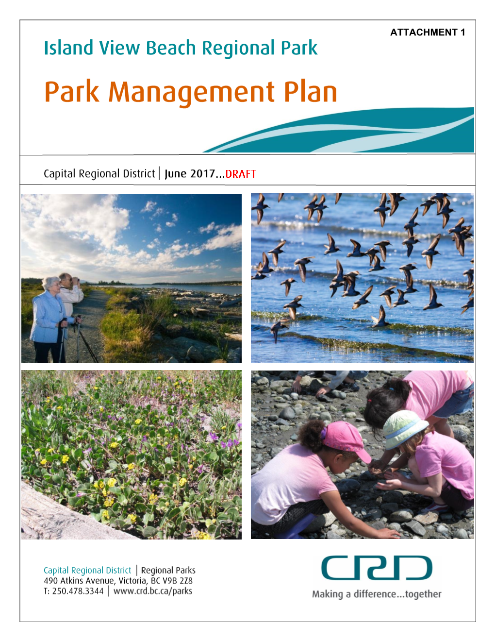 Island View Beach Regional Park Draft Management Plan