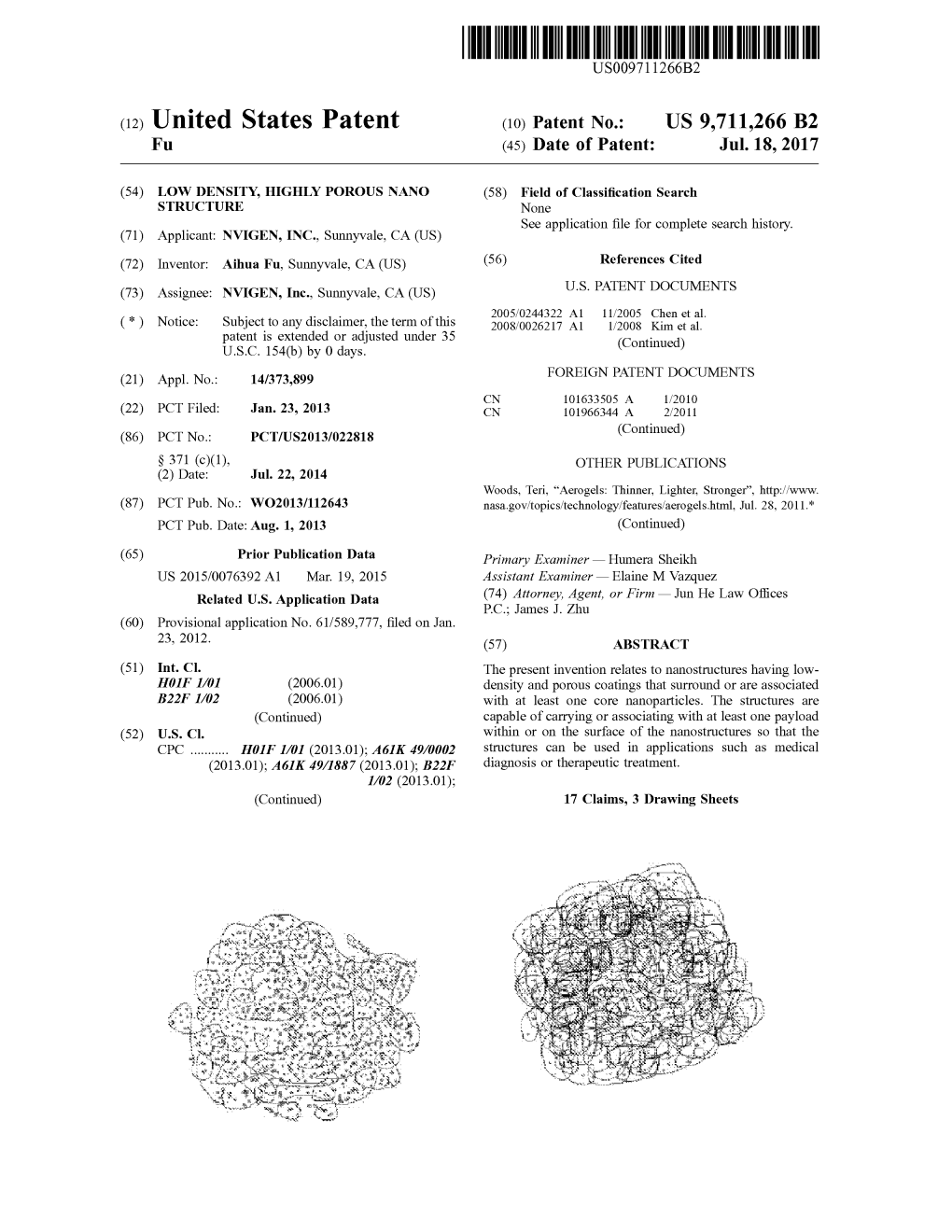 (12) United States Patent (10) Patent No.: US 9,711,266 B2 Fu (45) Date of Patent: Jul.18, 2017