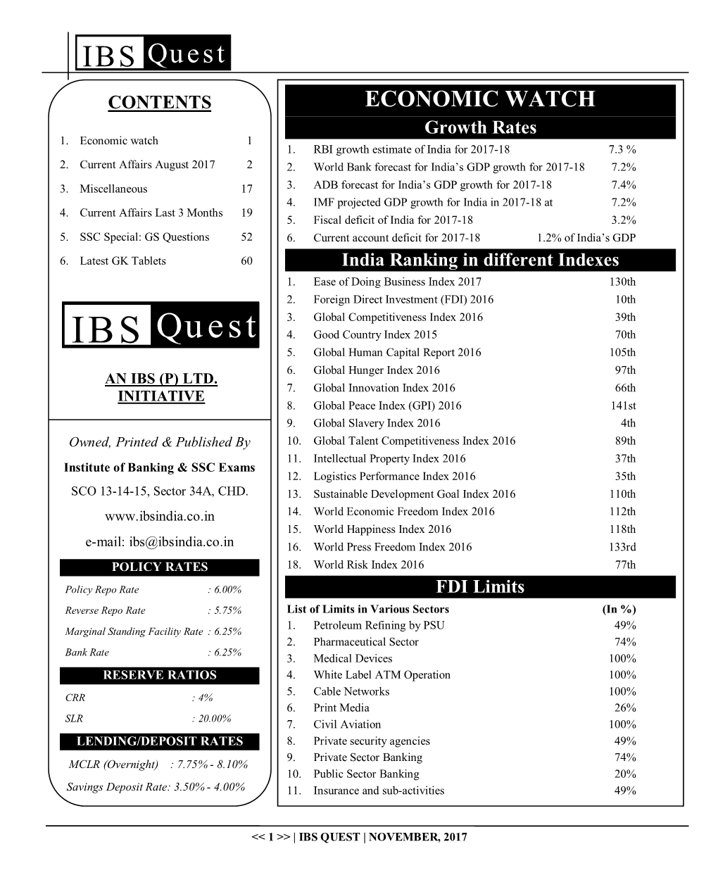 Economic Watch