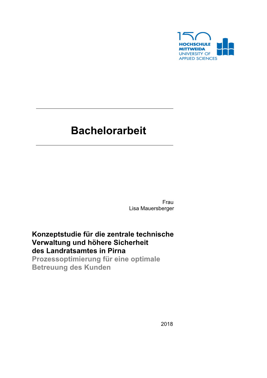 Bachelorarbeit