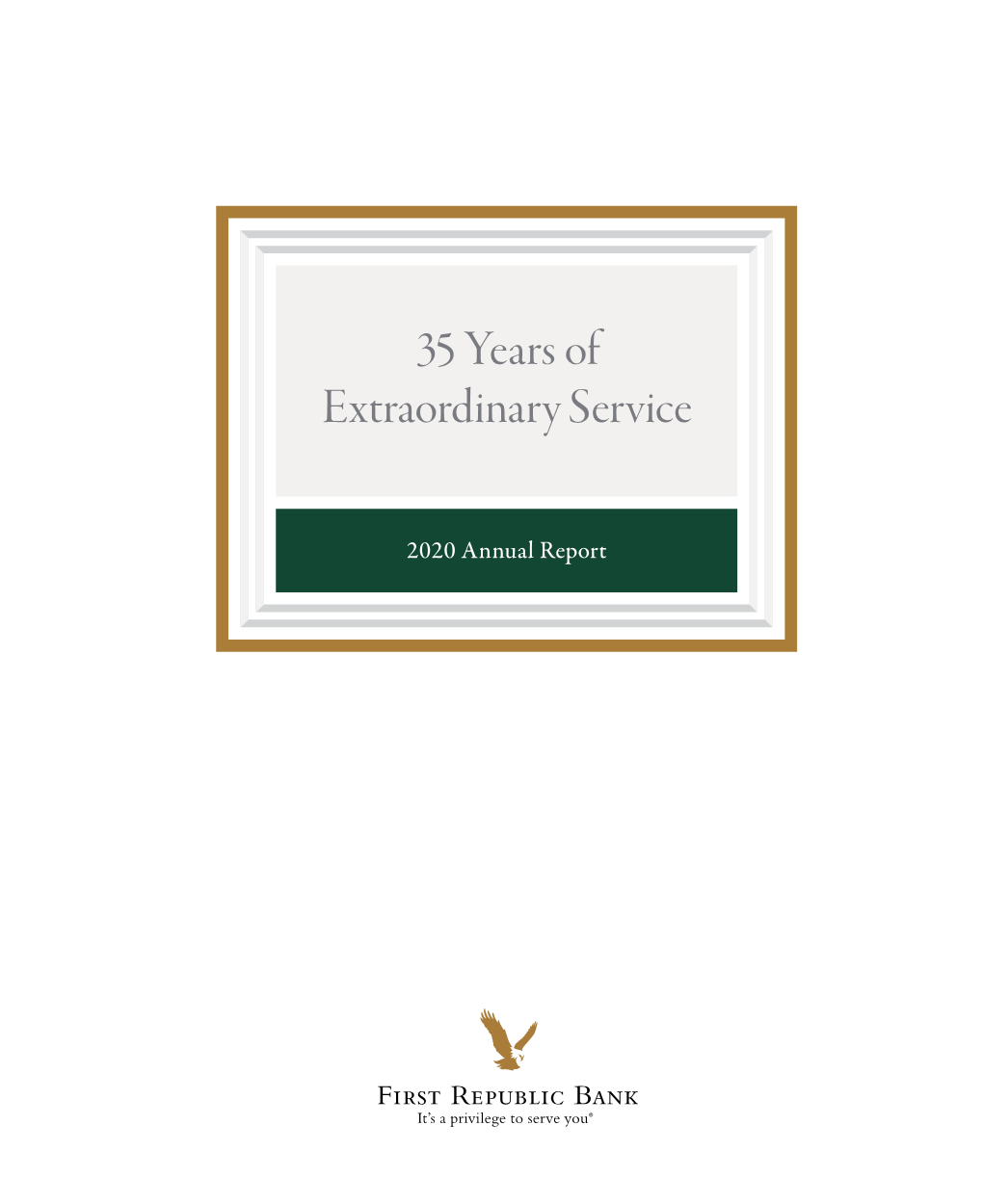 35 Years of Extraordinary Service