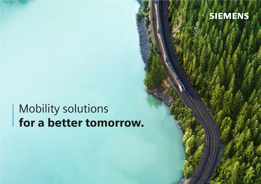 Siemens Mobility Sustainability Brochure