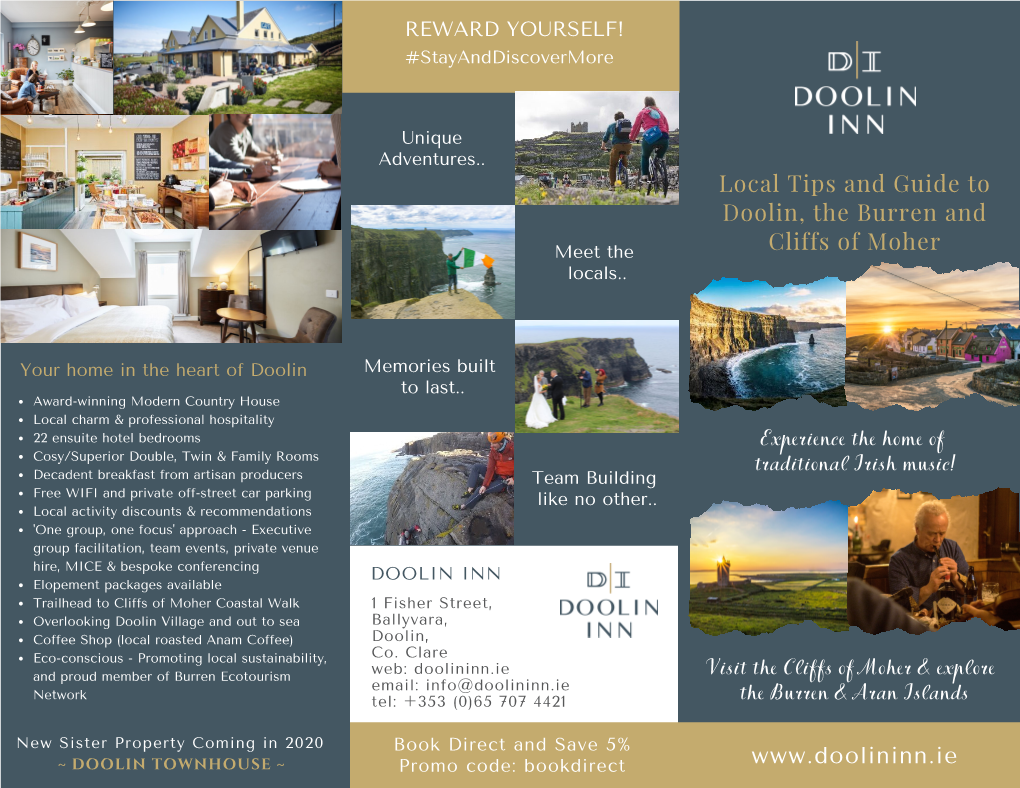 Doolin Inn Tri-Fold Brochure